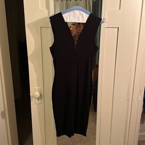 Alexander Wang lace up fitted knit dress